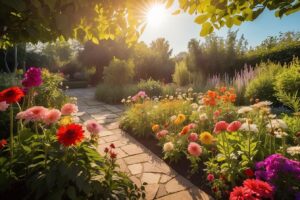 Leonardo_Vision_XL_Beautiful_garden_with_a_lot_of_different_an_3